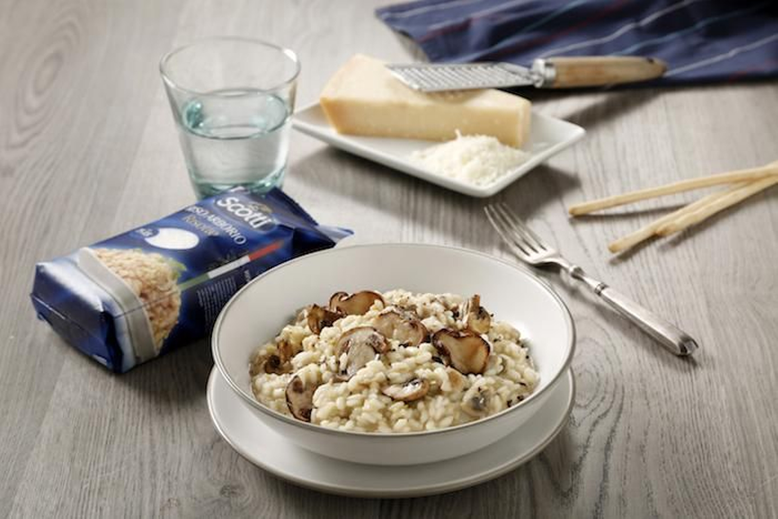 Cómo cocinar el risotto de setas