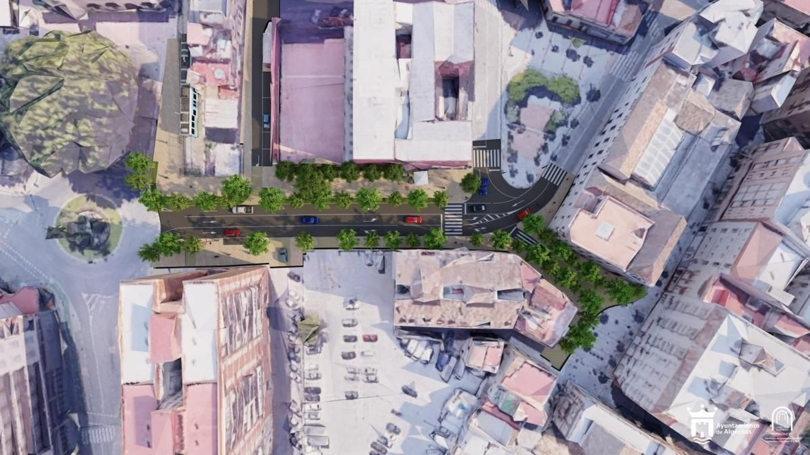 Infografías para el proyecto de reurbanización Avda. Gesto por la Paz – Plaza Juan de Lima