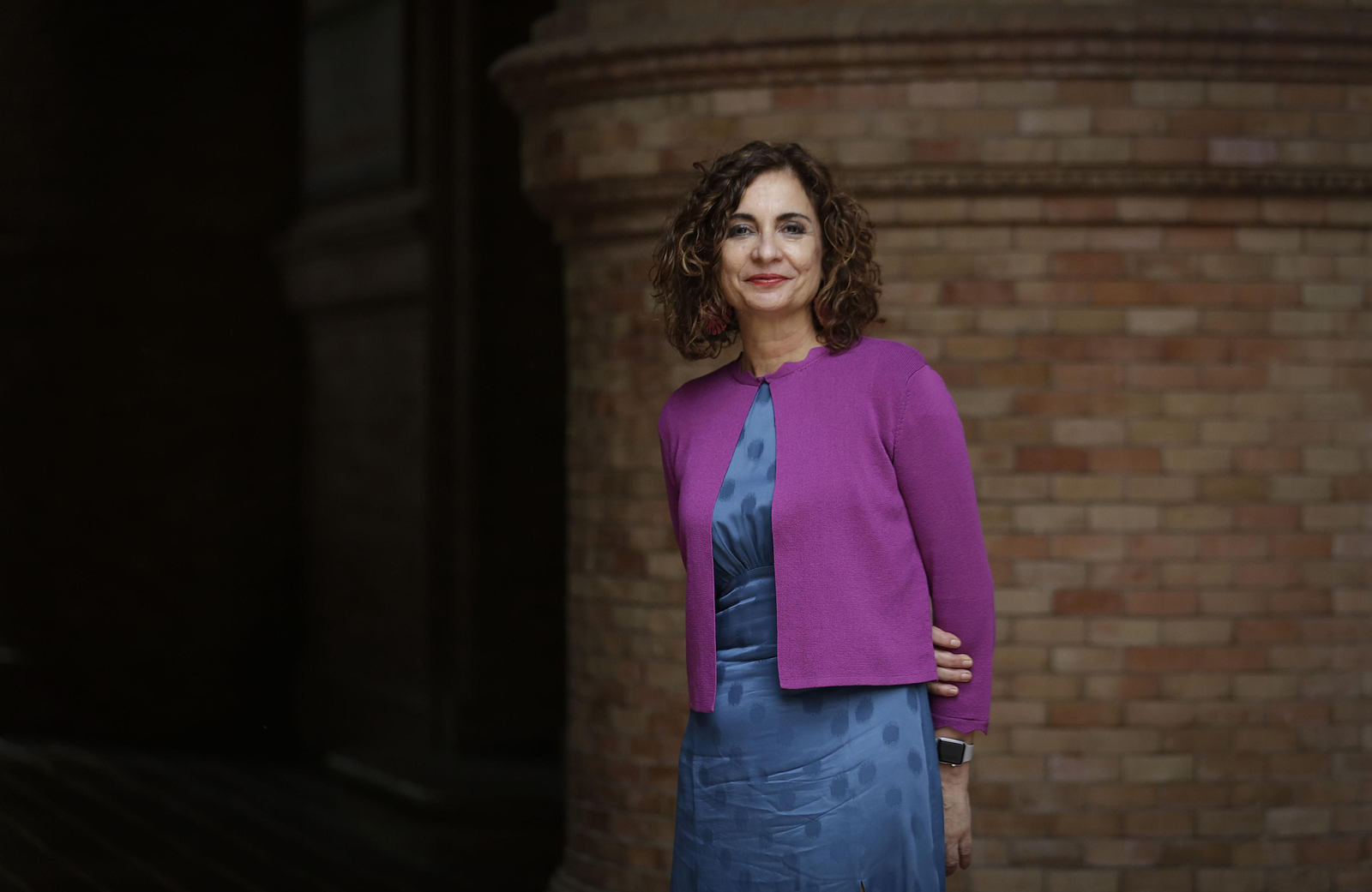María Jesús Montero, en la Delegación del Gobierno de Andalucía.