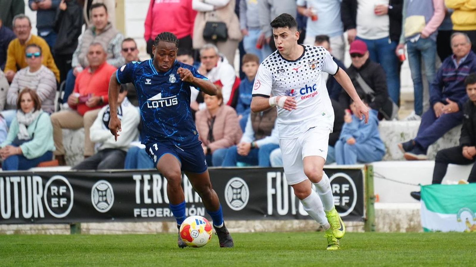 Joanet López, durante el Pozoblanco-Balona de este domingo
