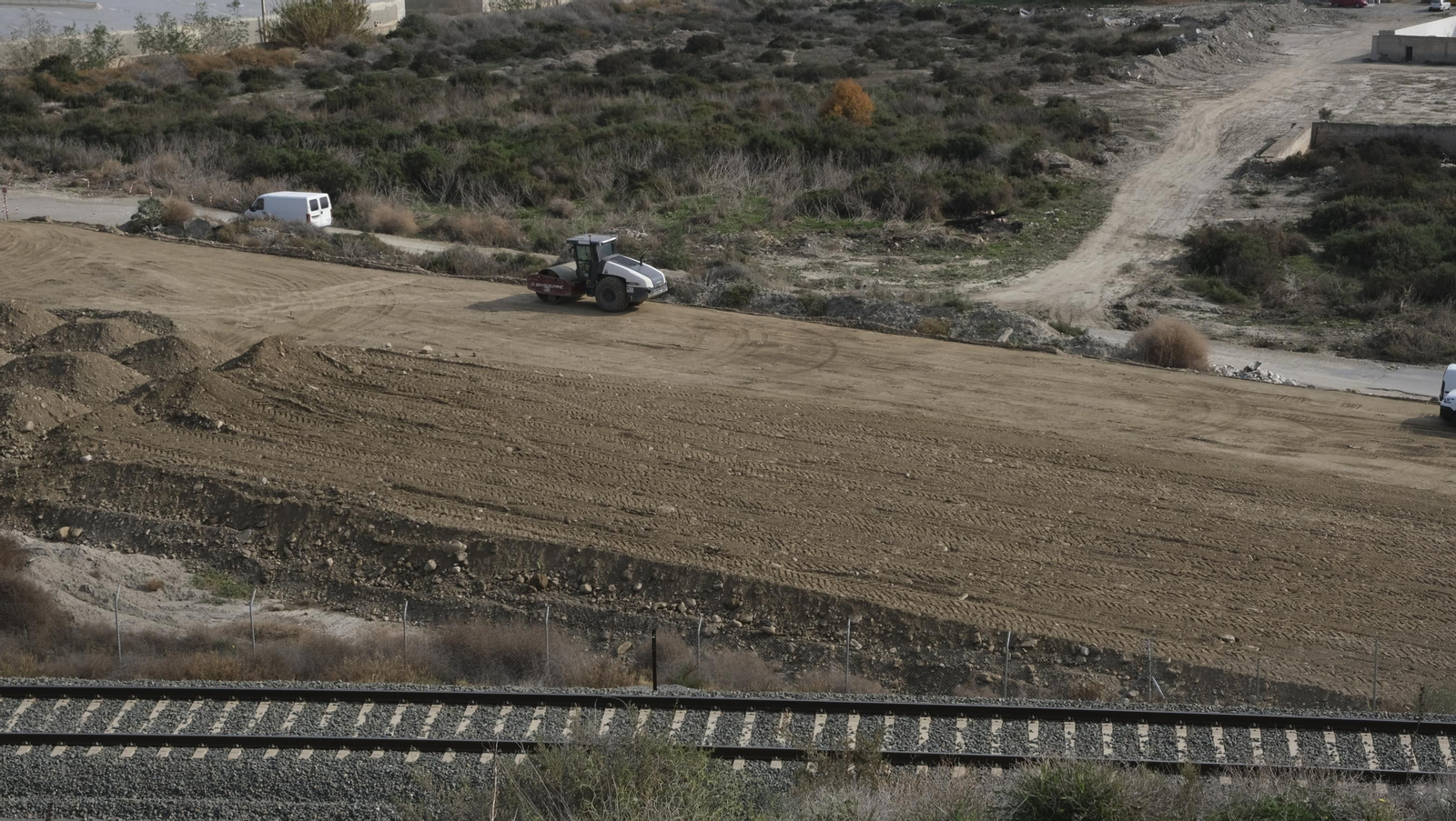 Las obras del AVE a su paso por Viator, en imágenes