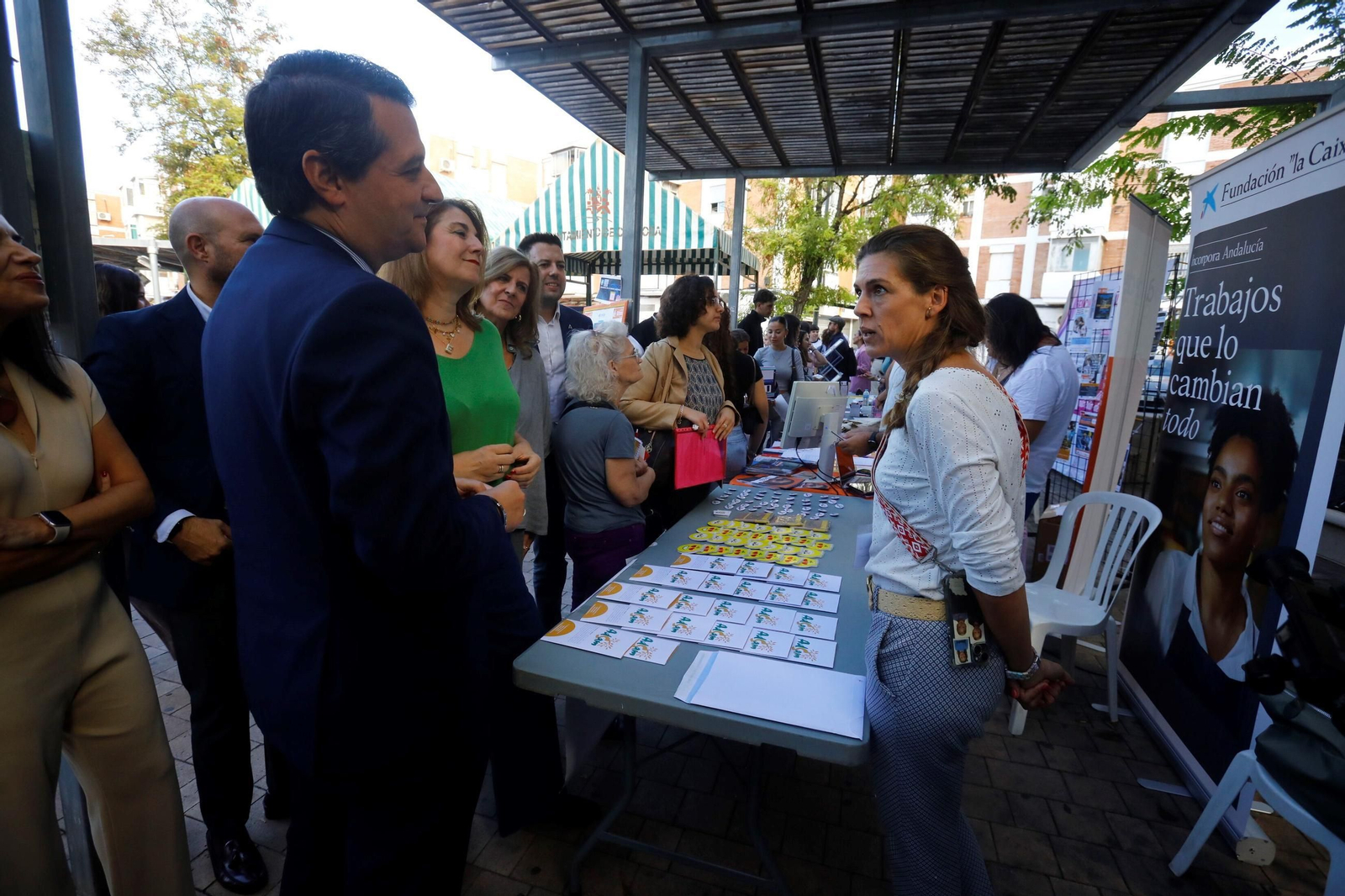 La I Feria de Empleo de Distrito Sur, en imágenes