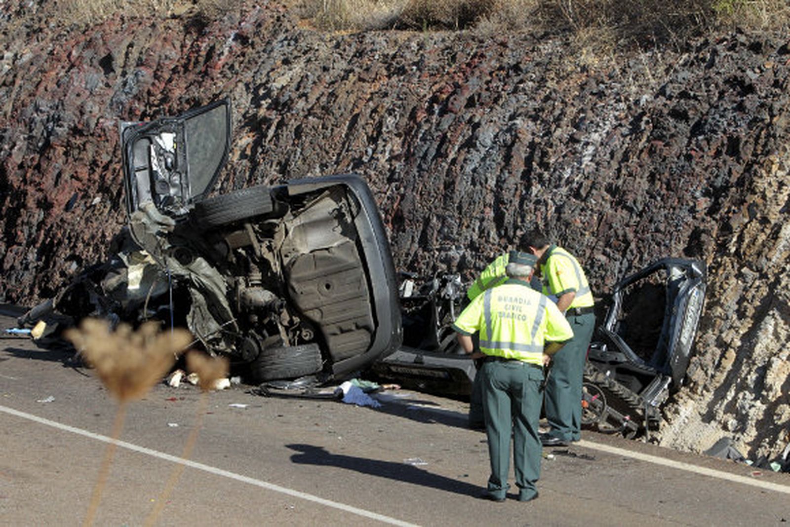 Siete muertos y un herido grave en un accidente en Badajoz