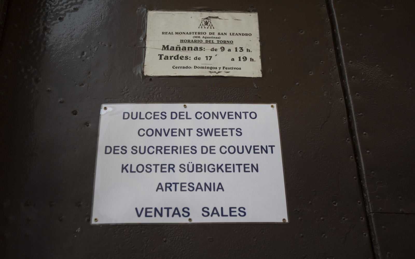 Desperfectos en el Convento de San Leandro