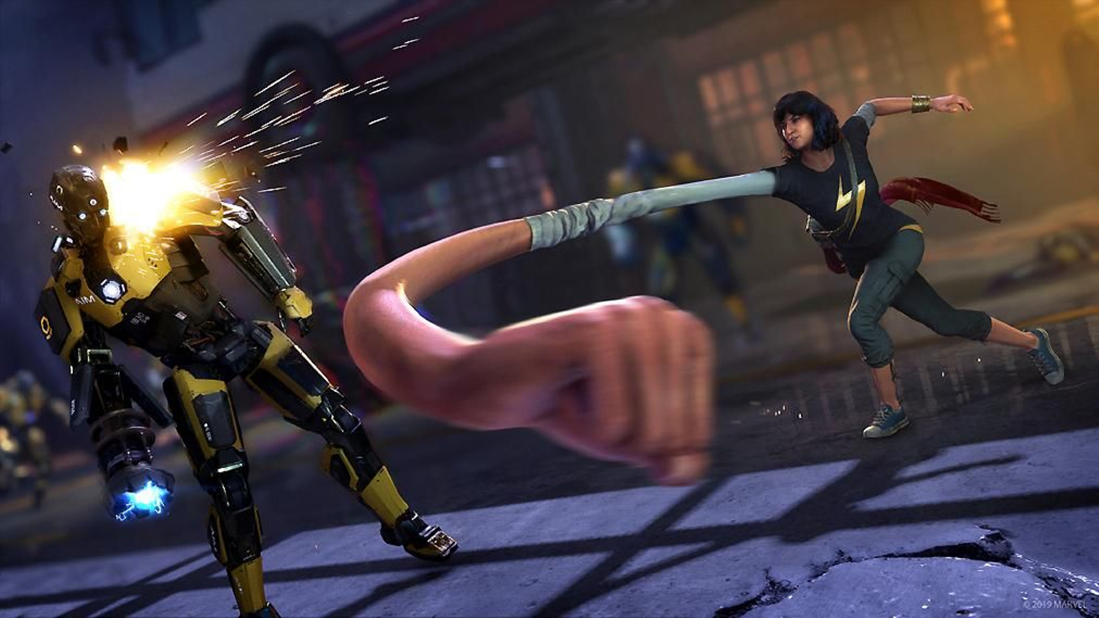 Kamala Khan en el videojuego 'Marvel's Avengers'