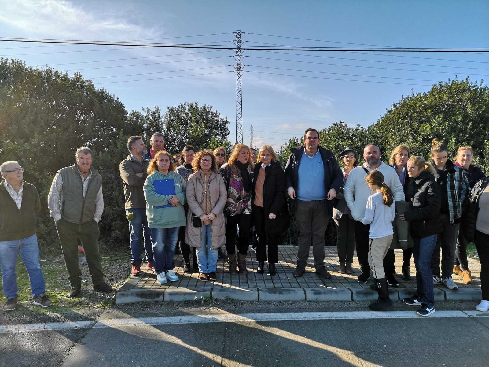 María José García-Pelayo, en su visita a Magallanes.