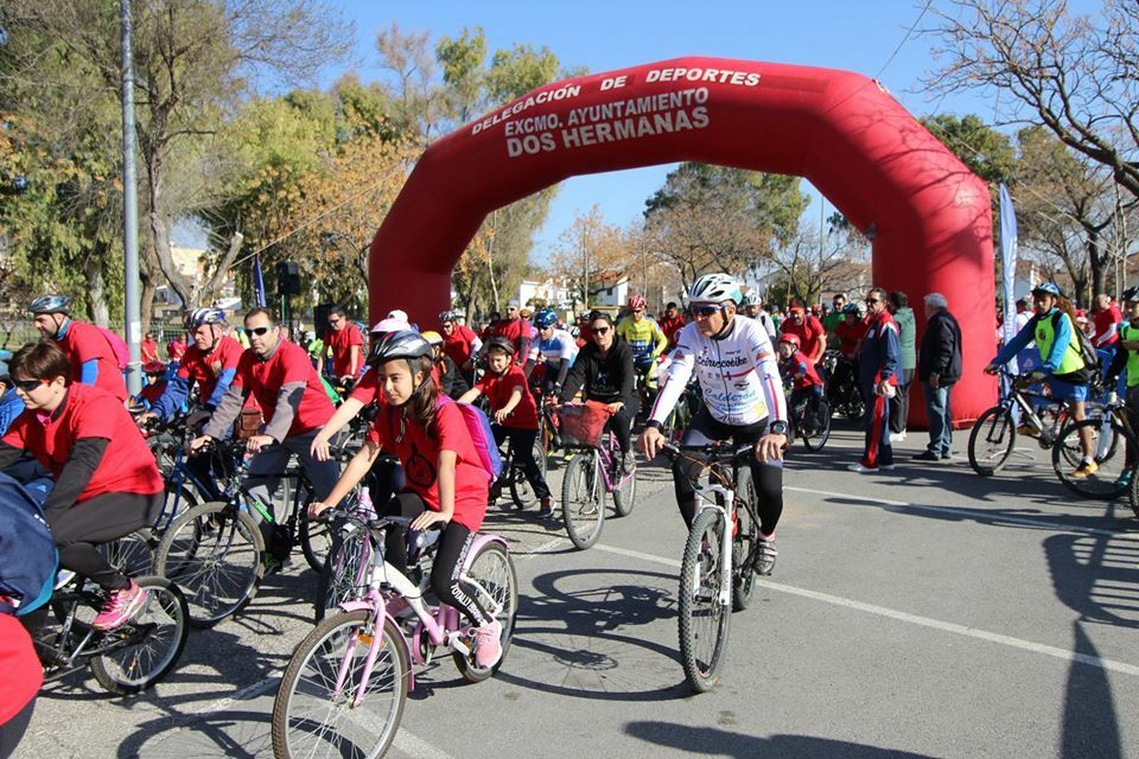 Día de la Bicicleta en Dos Hermanas, en la edición pasada.
