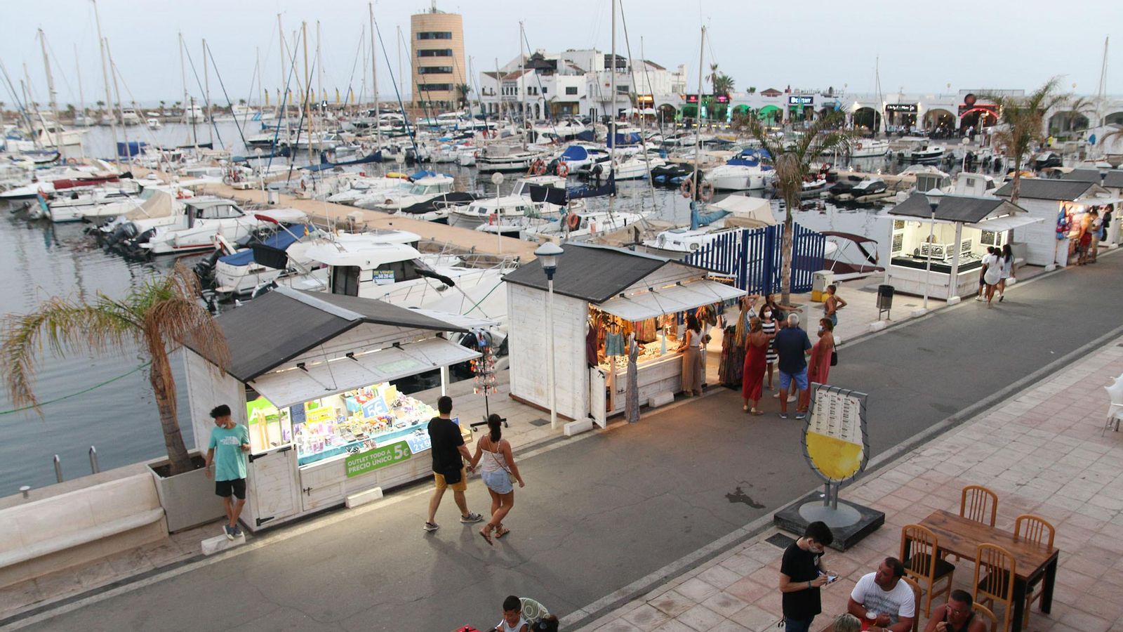 El Puerto Deportivo de Aguadulce este mes de agosto