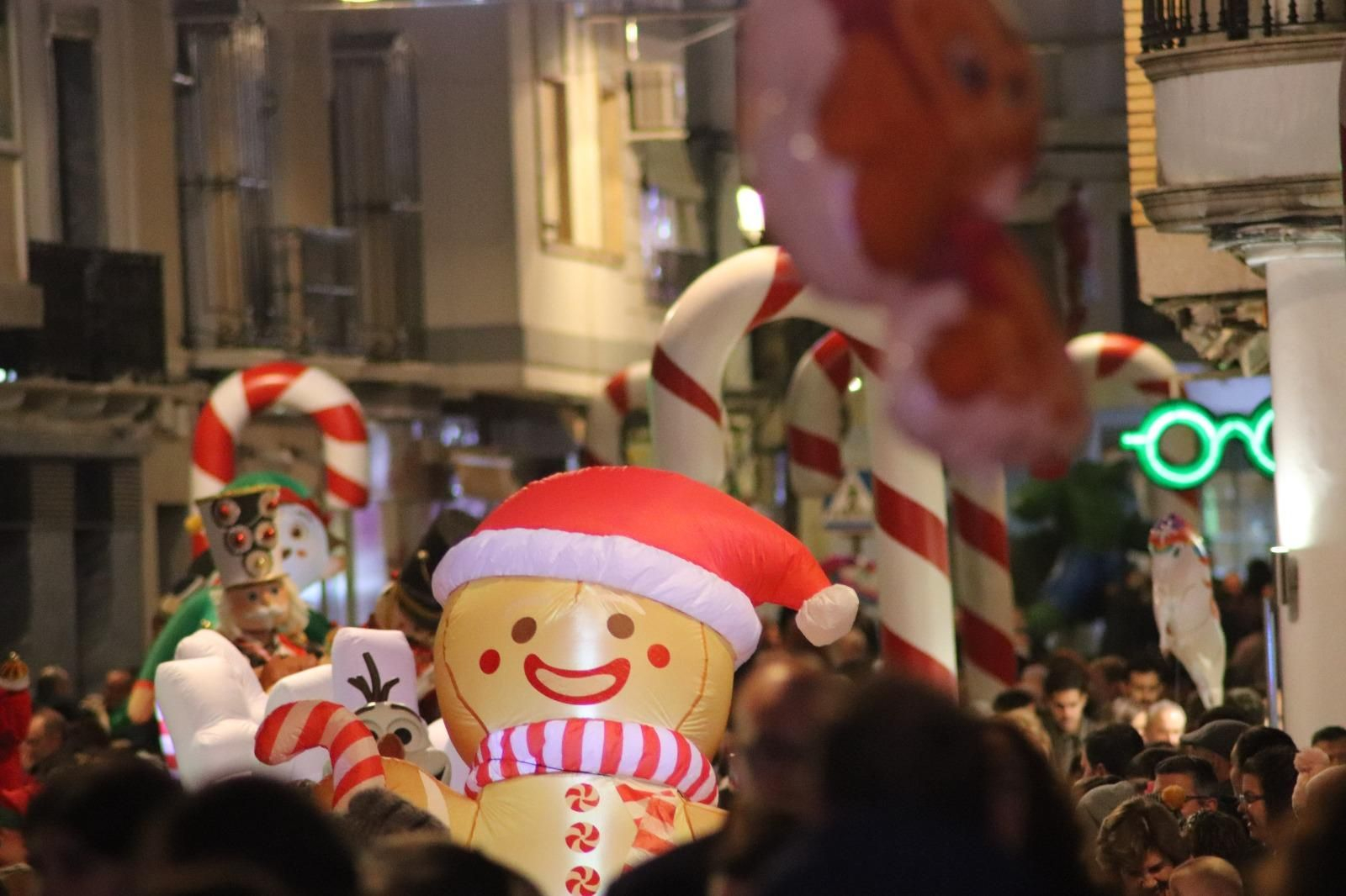 Inauguración del alumbrado especial de Navidad en Montilla
