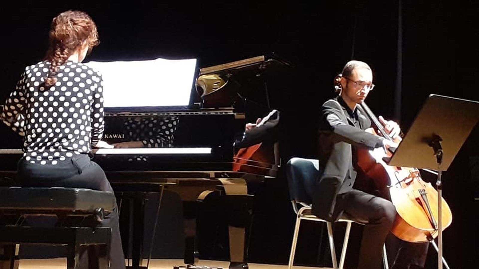 Raquel Sánchez y Juan Tripiana.