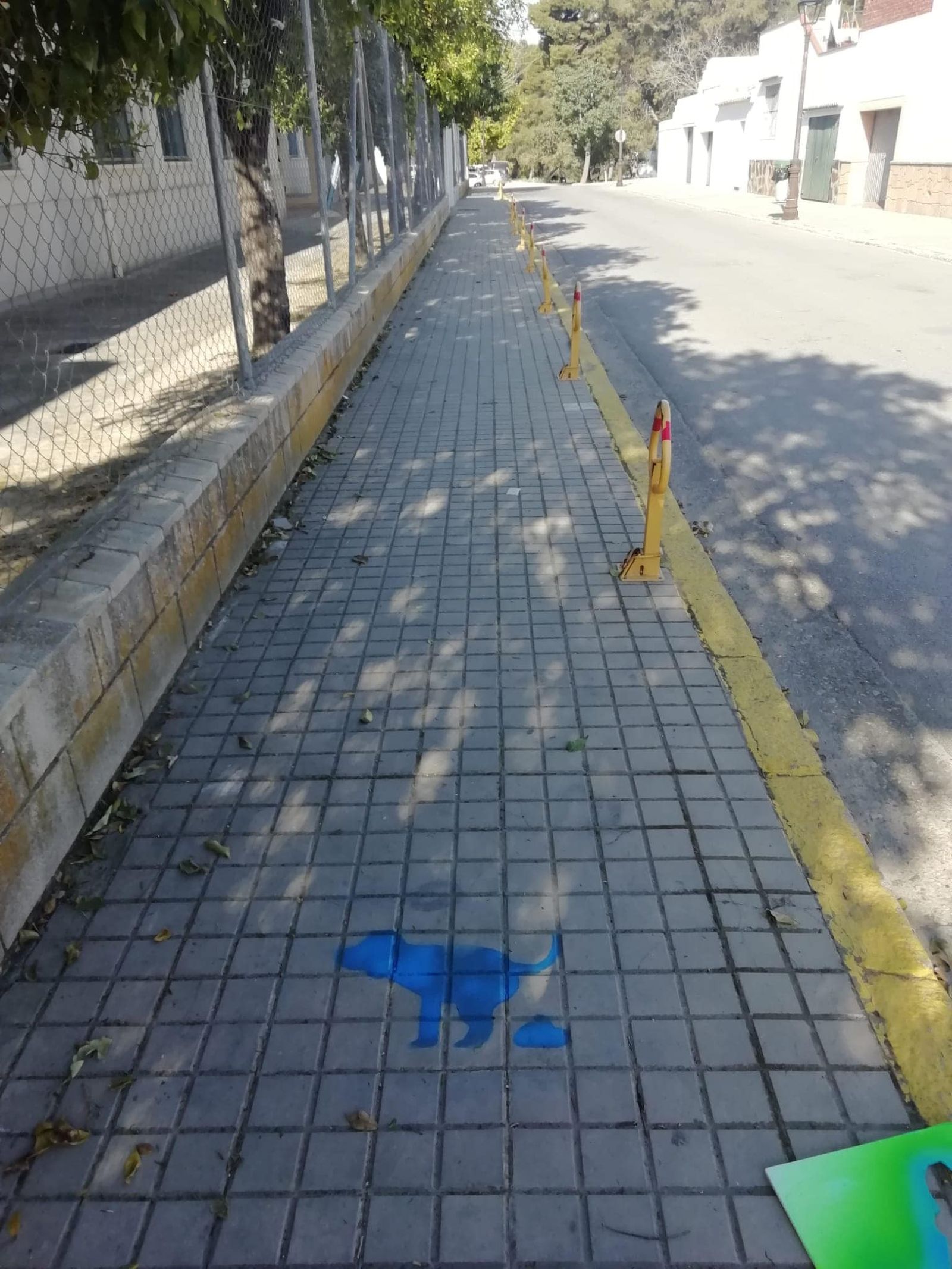 Otra de las siluetas que puede verse en las calles de Estella.