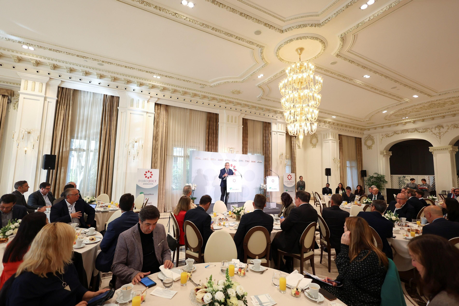 Las fotos del Foro Joly con el presidente del Instituto de Crédito Oficial (ICO)