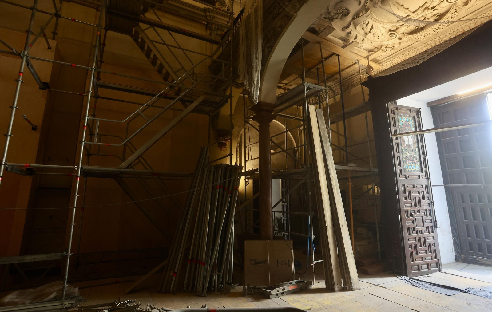 Obras en la Iglesia de La Caridad