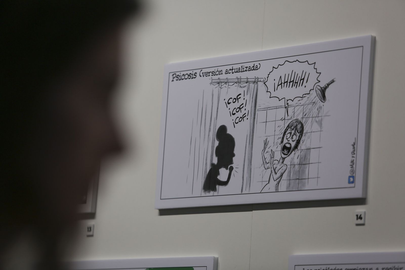 Exposición de viñetas de Miki y Duarte (fotos)