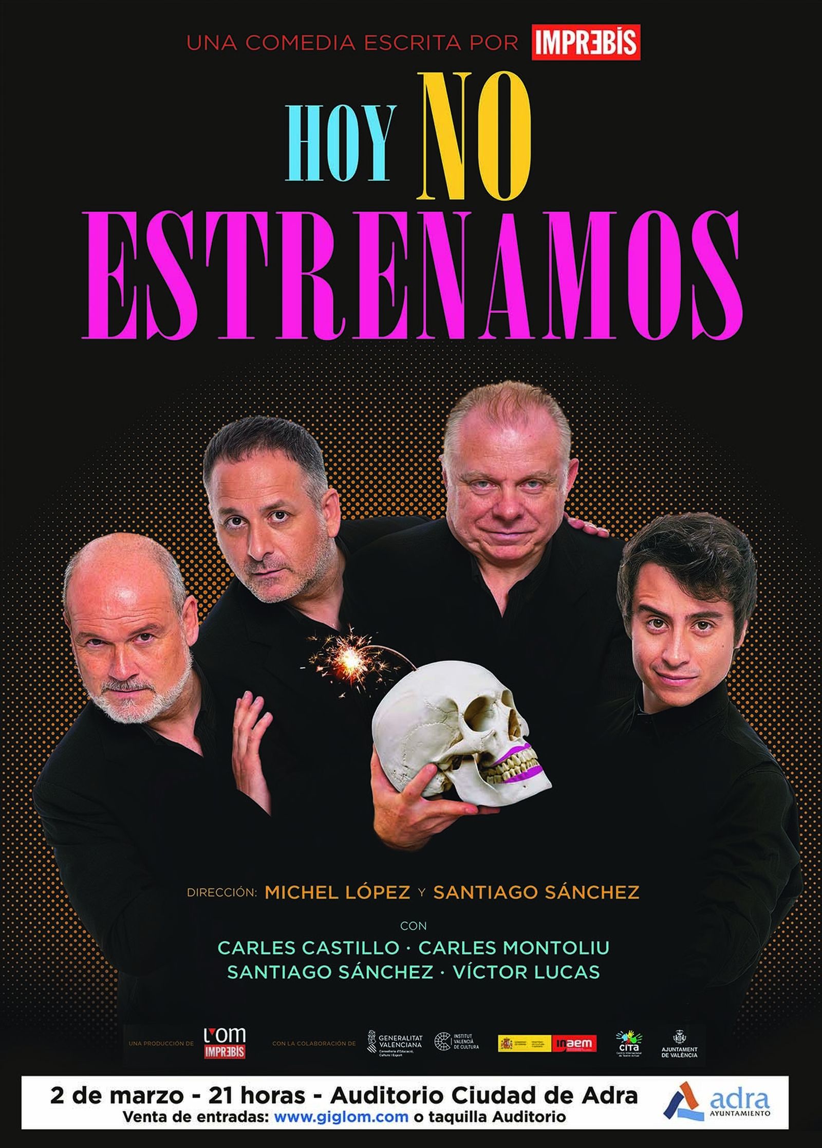 Protagonistas de la obra.