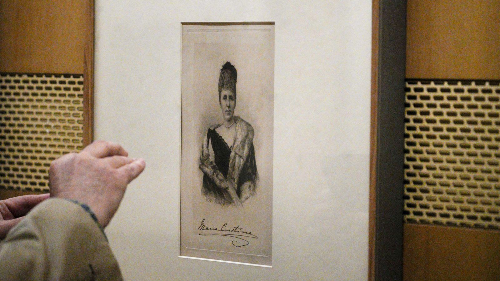 Uno de los grabados de la exposición.