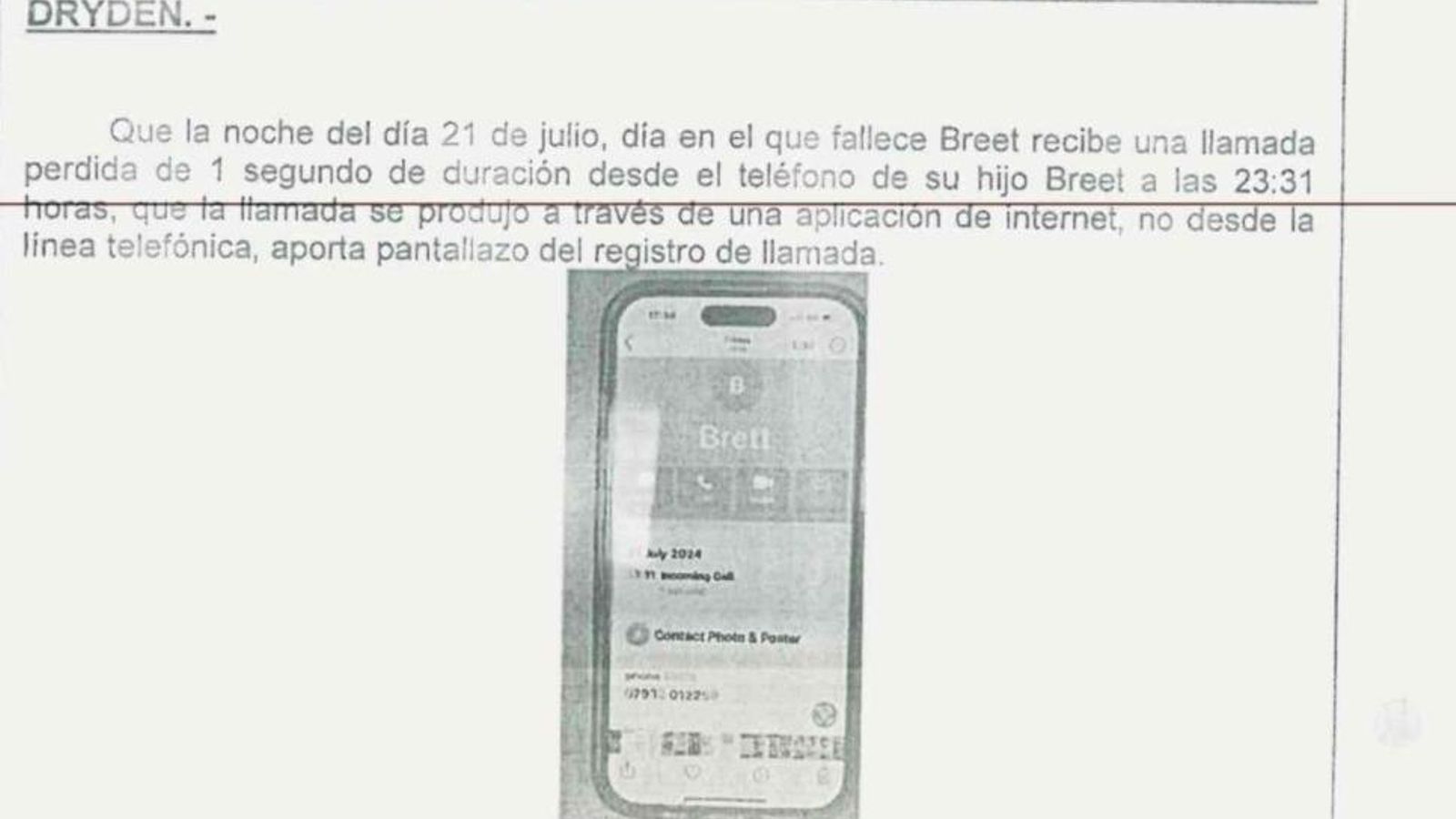 Sandra recibió una llamada desde el móvil de su hijo: quien la efectuó permaneció en silencio.