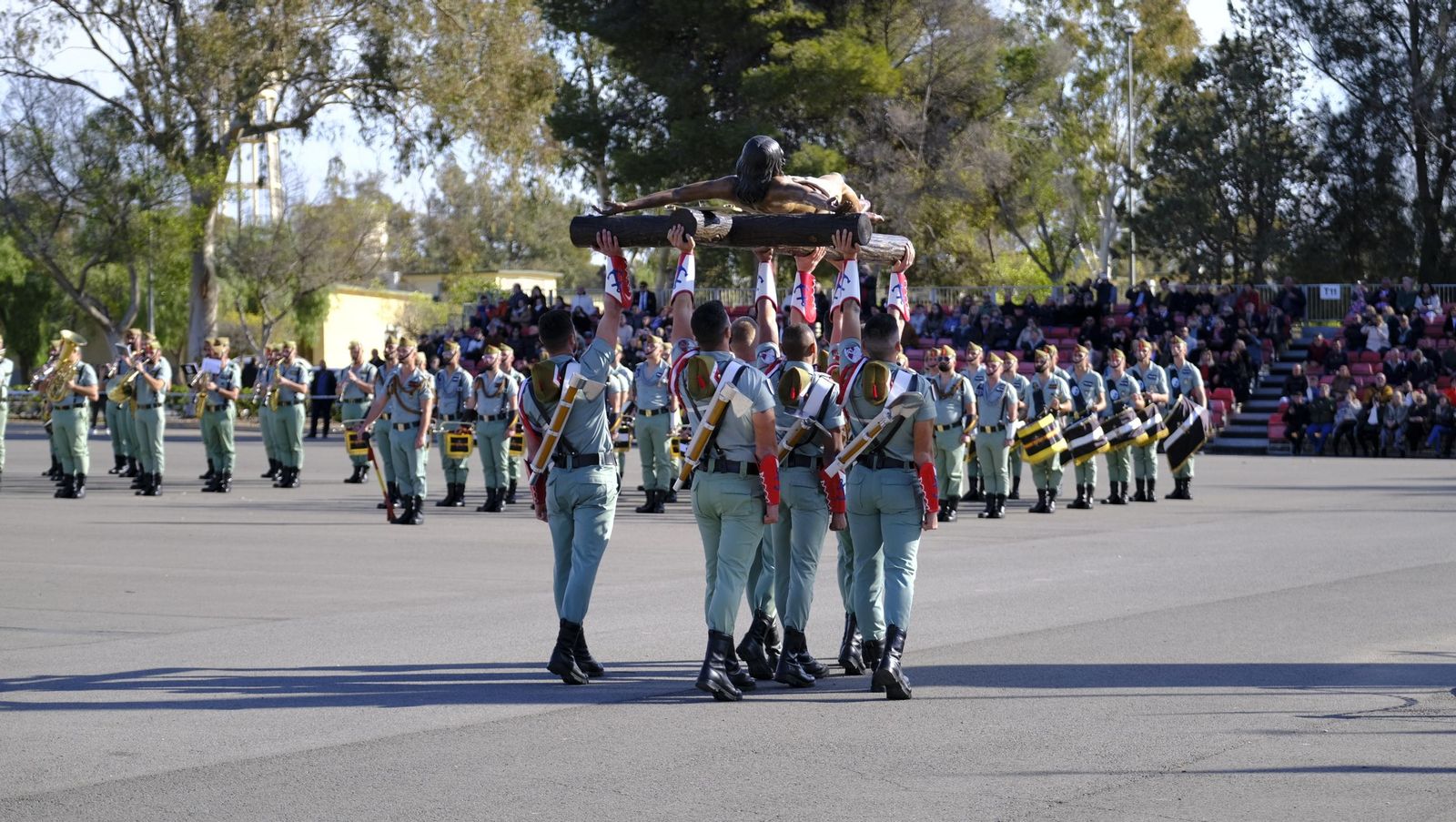 Conmemoración del Combate de Edchera en la Base Álvarez de Sotomayor de La Legión, en imágenes