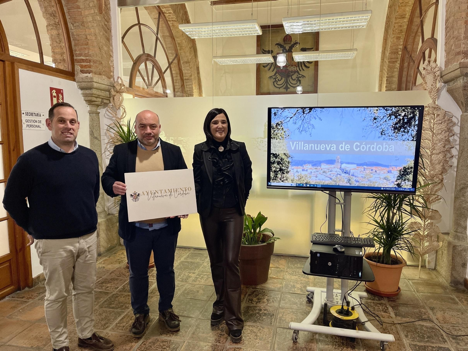 Presentación de la nueva identidad corporativa de Villanueva de Córdoba.