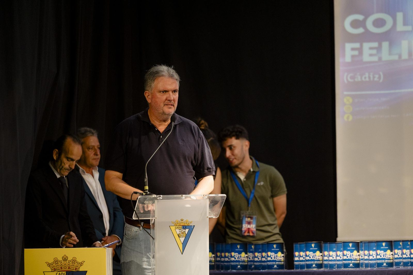 Las imágenes del acto de entrega de reconocimientos de Stop Bullying, iniciativa de la Fundación del Cádiz.