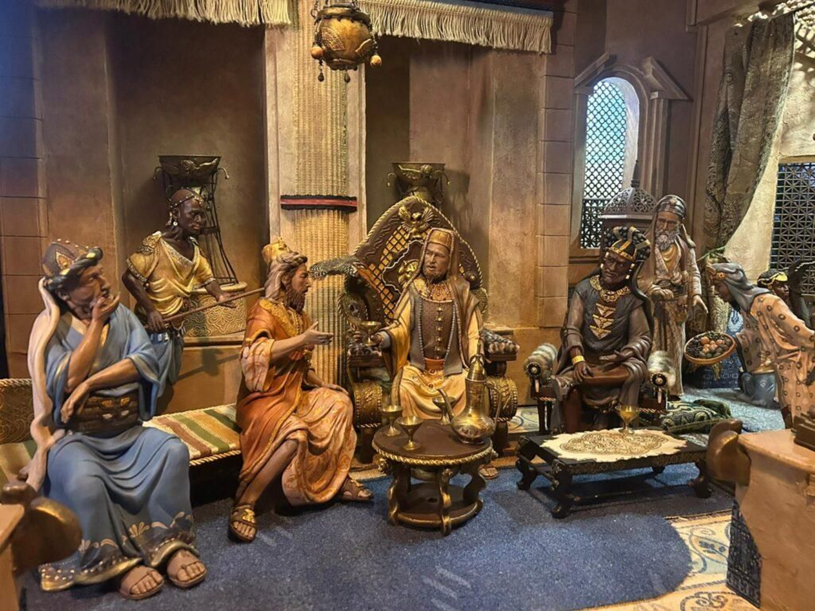 La visita de los Reyes a Herodes.