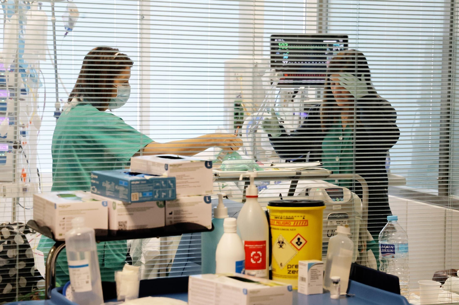 Imágenes de la UCI del Hospital Infanta Elena en Huelva