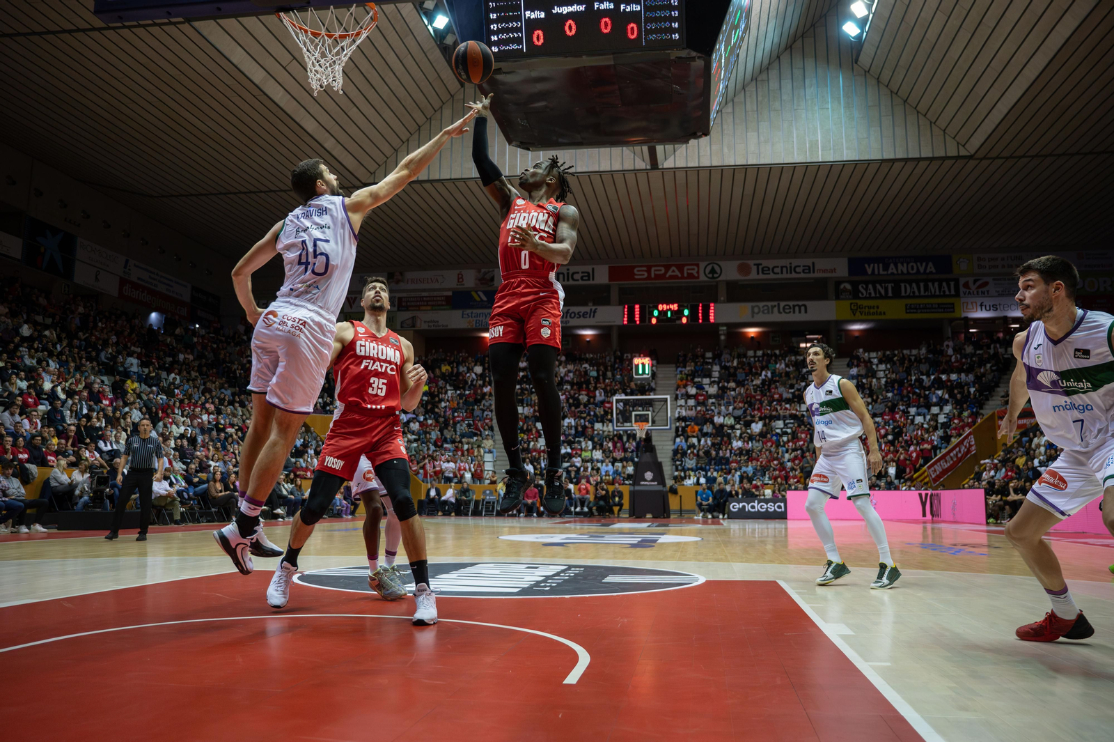 El Bàsquet Girona-Unicaja, en fotos