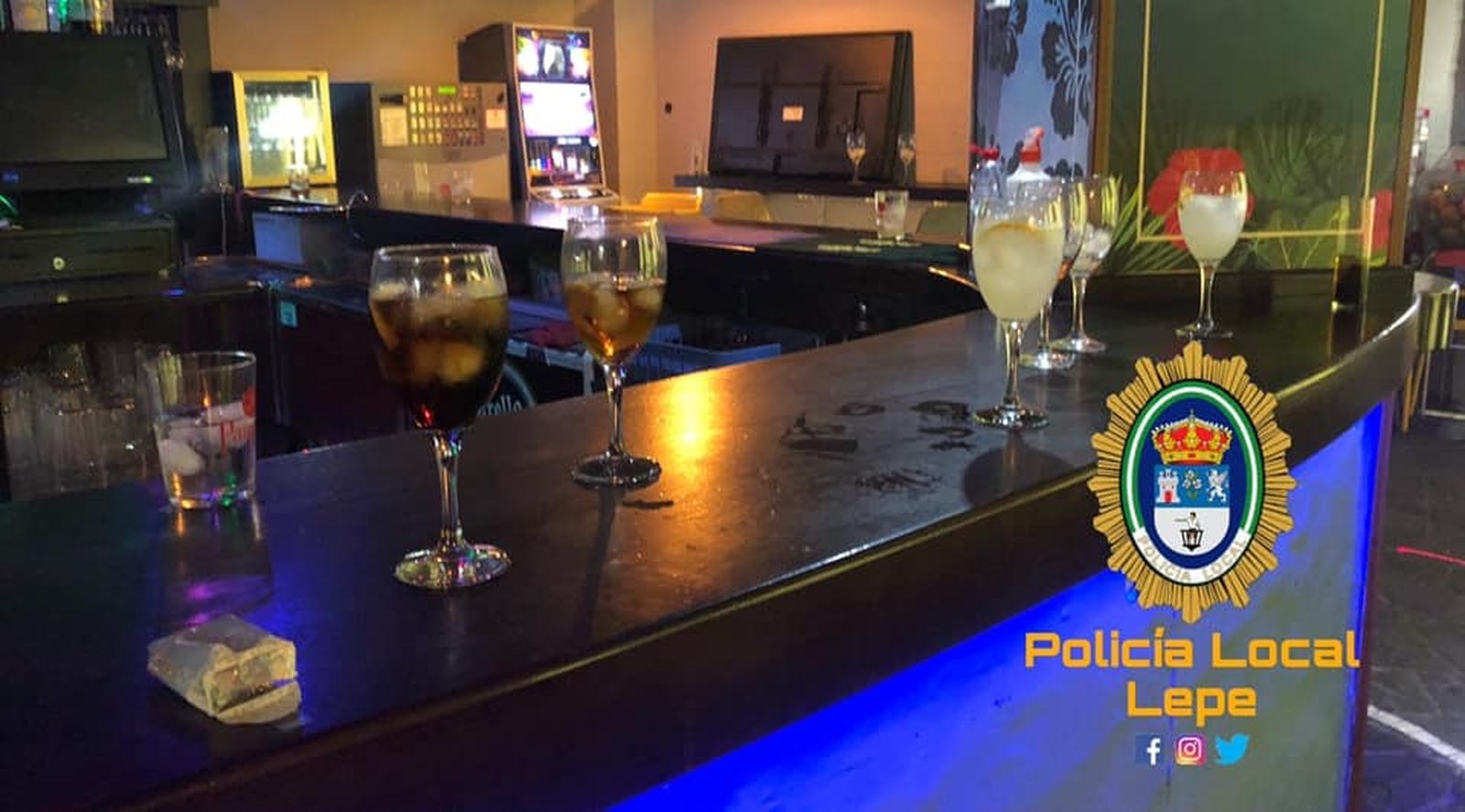 Los establecimientos hosteleros de Lepe han sido desalojados a las 5:10 y las 6:20 de esta madrugada