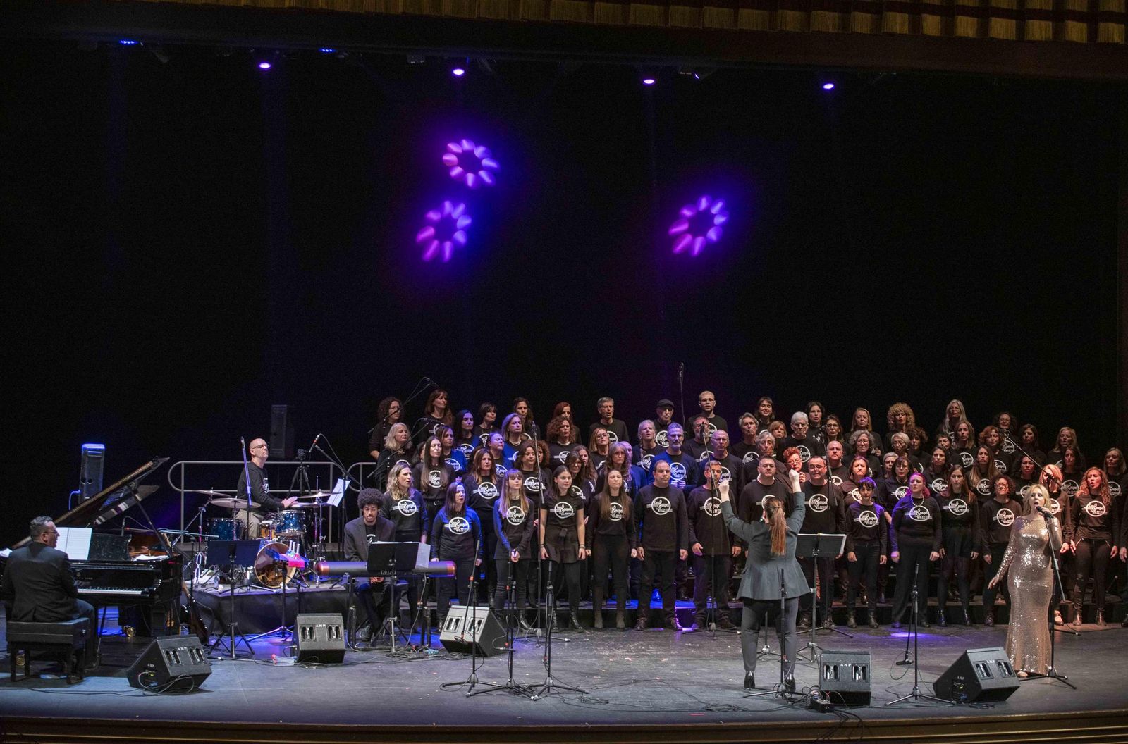 El Coro Góspel Clasijazz está dirigido por Noemí Pérez.