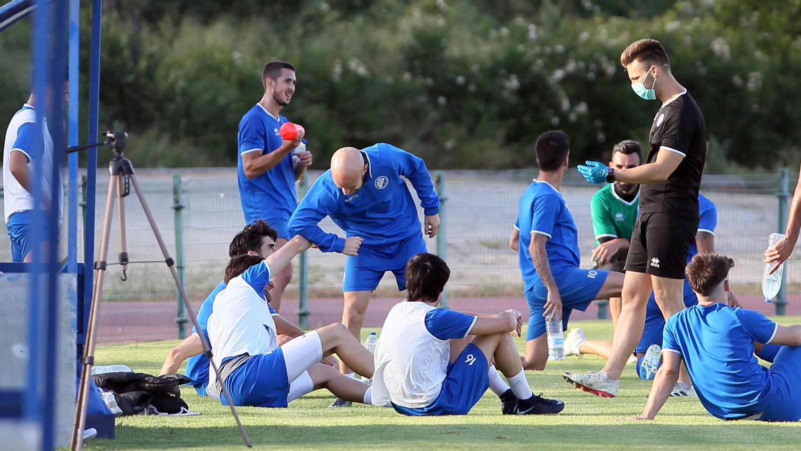 Primer entrenamiento del Xerez DFC en el Pepe Ravelo