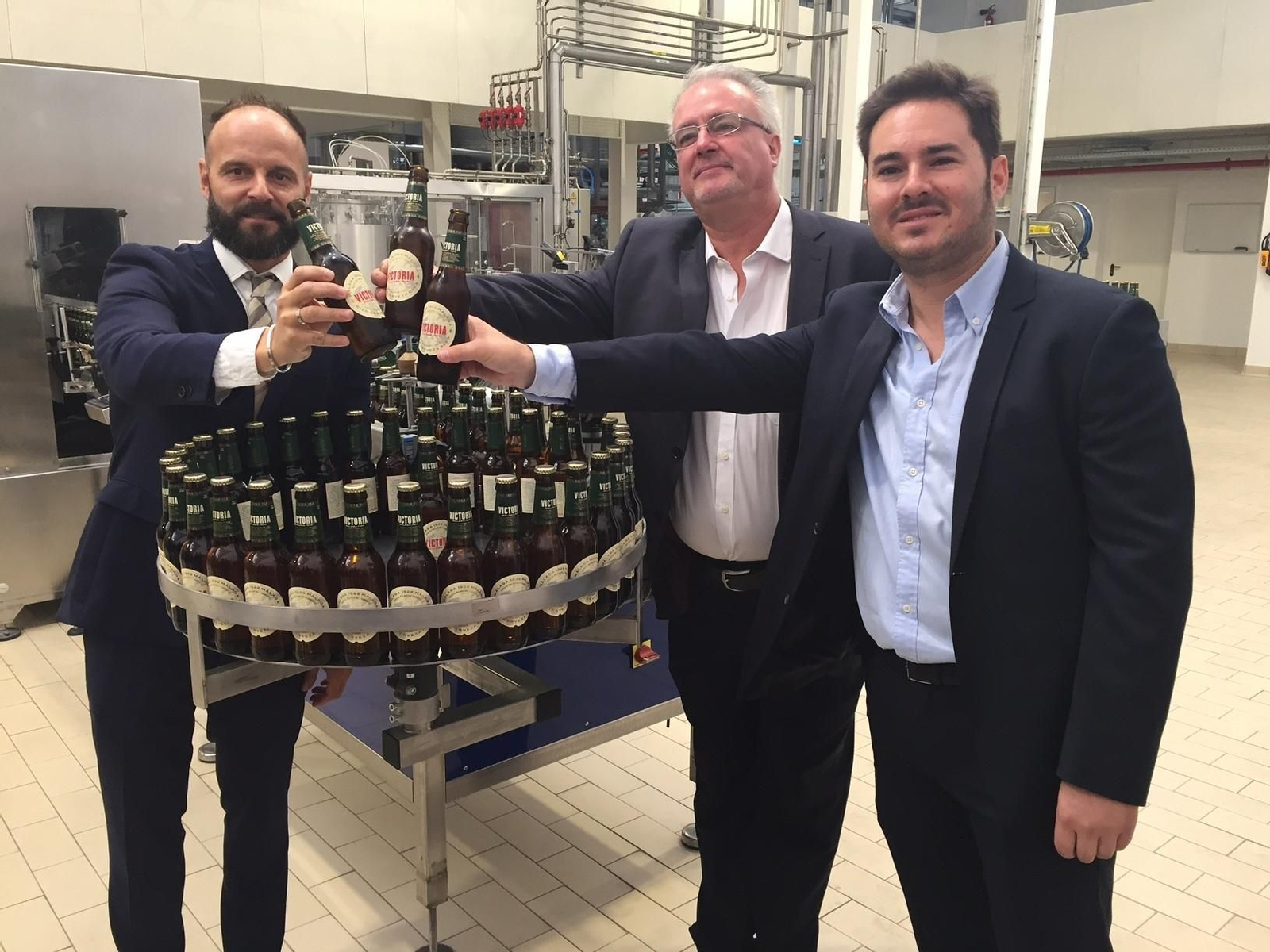 Sergio Ragel, Eduardo Sall y Antonio Galisteo, esta mañana