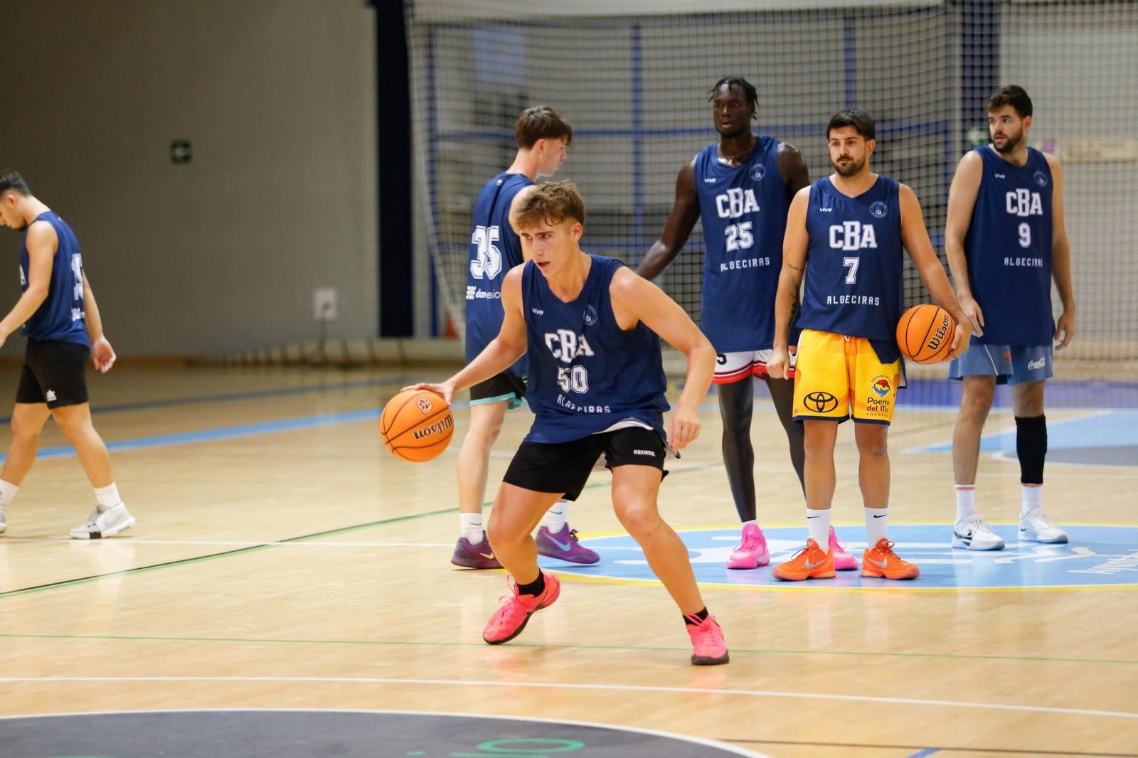 Las fotos del primer entrenamiento de pretemporada del Club Baloncesto Algeciras