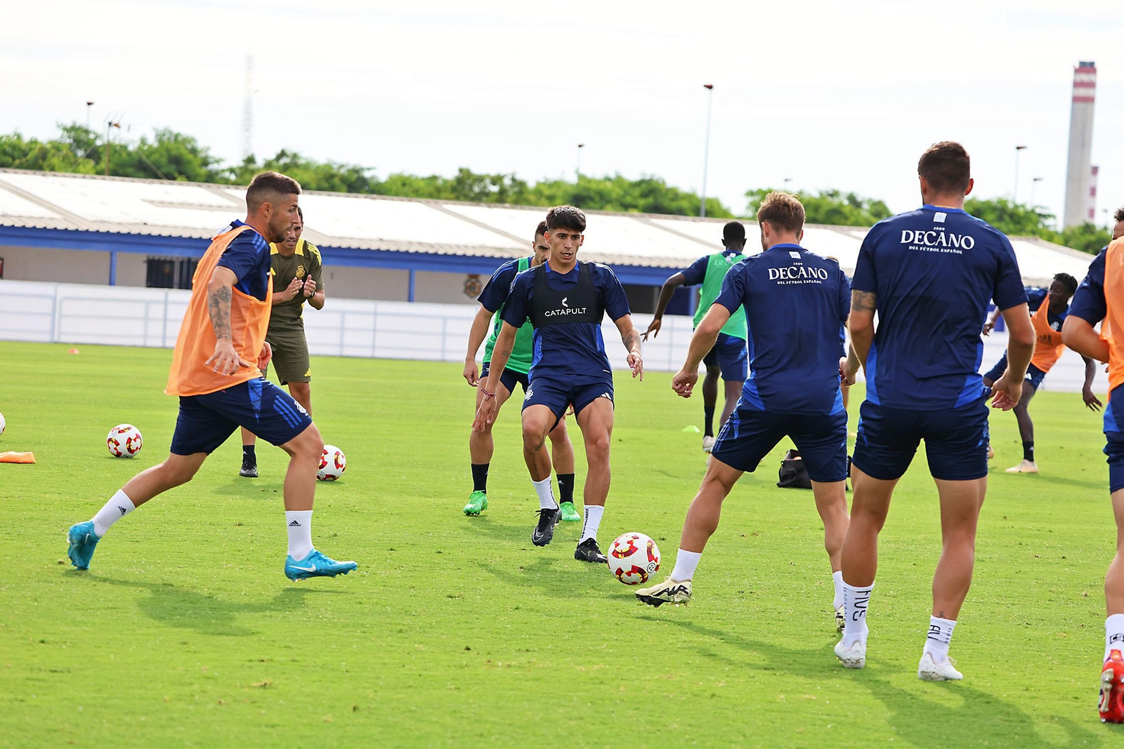 Entrenamiento del Recreativo de Huelva