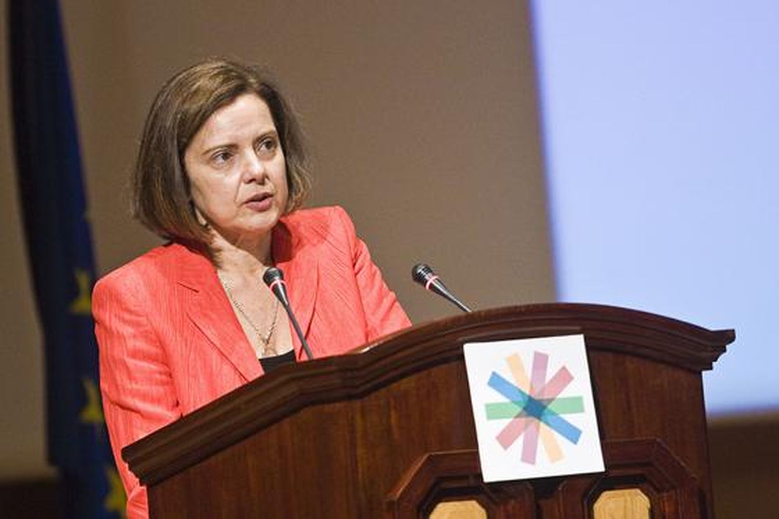 Los Príncipes de Asturias clausuran el Congreso Mundial de Periodismo en Cádiz. 

Foto: Julio Gonzalez