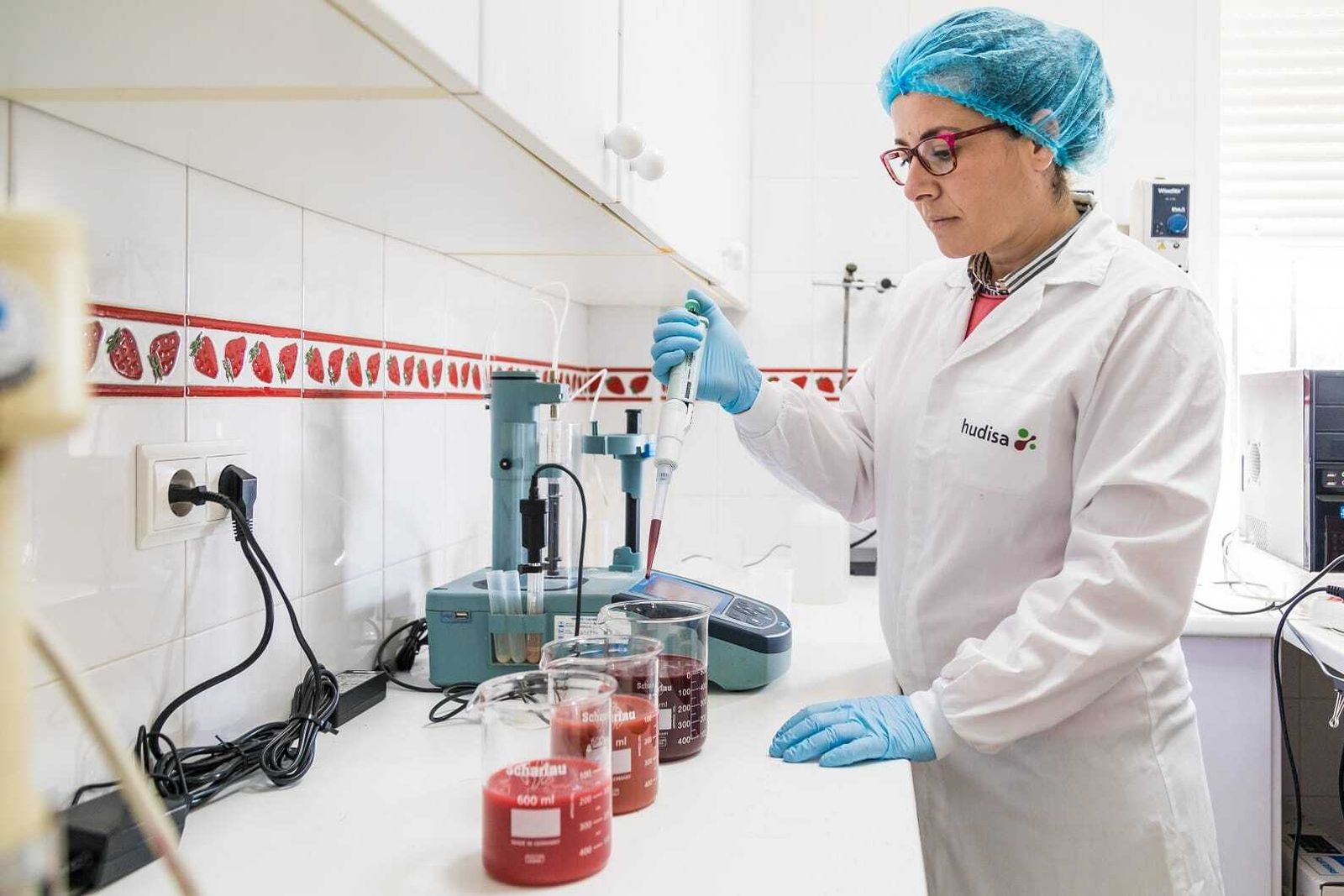 Una profesional de Hudisa.