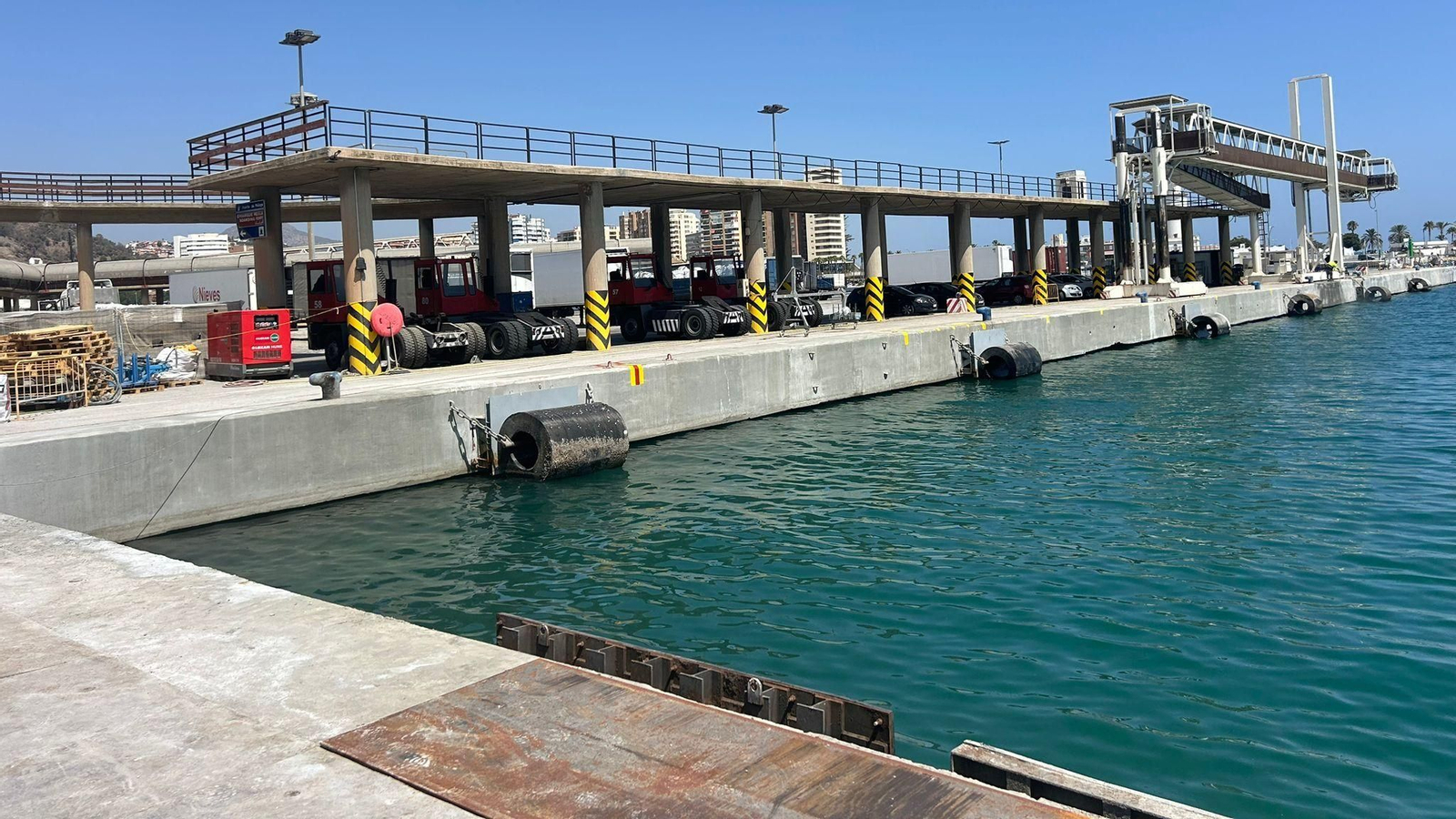 Muelle 3A3 a punto de finalizar sus obras de mantenimiento. Muelle 3A3 a punto de finalizar sus obras de mantenimiento.