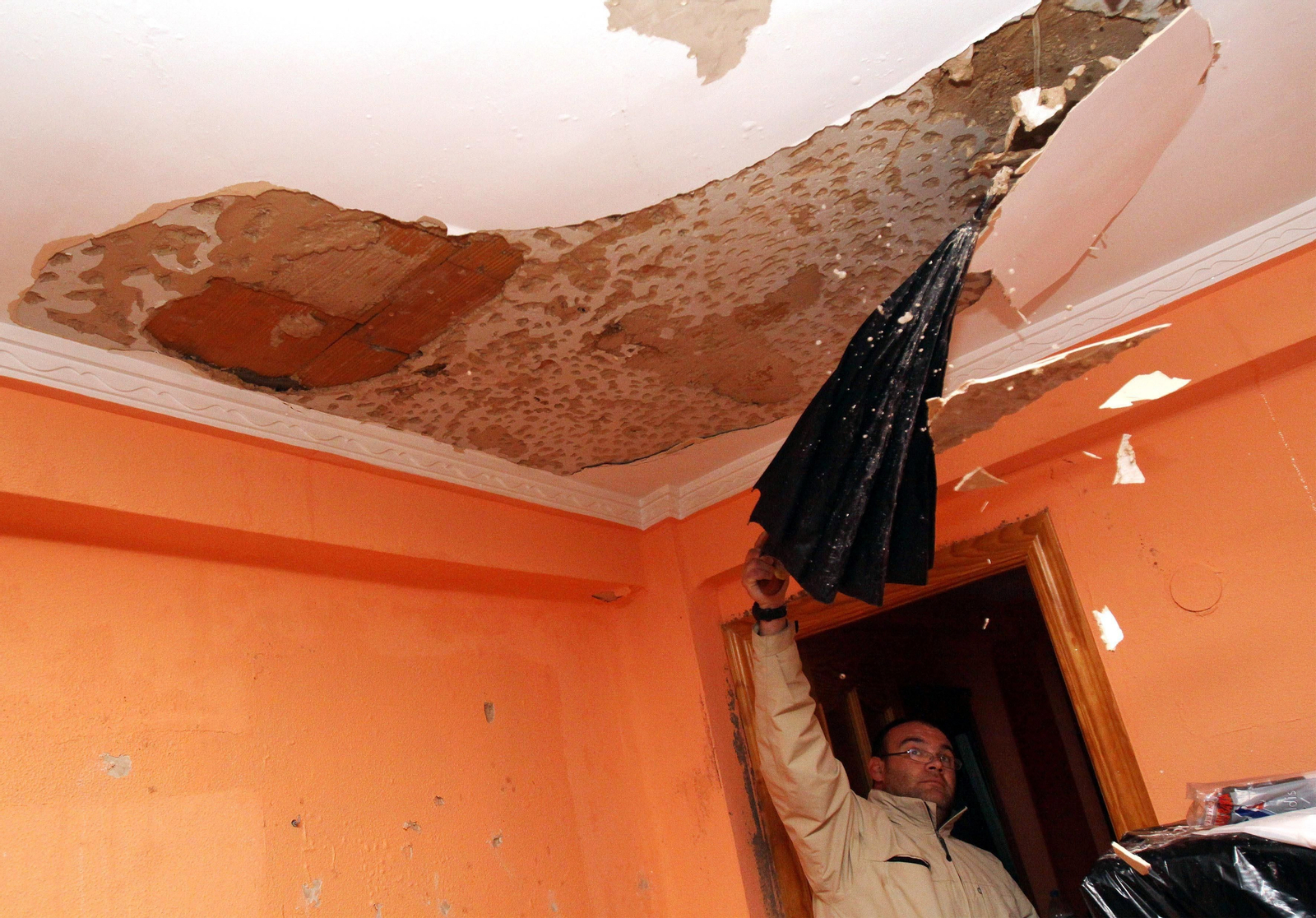 Las fotos del tornado de San Andrés en Málaga en 2009