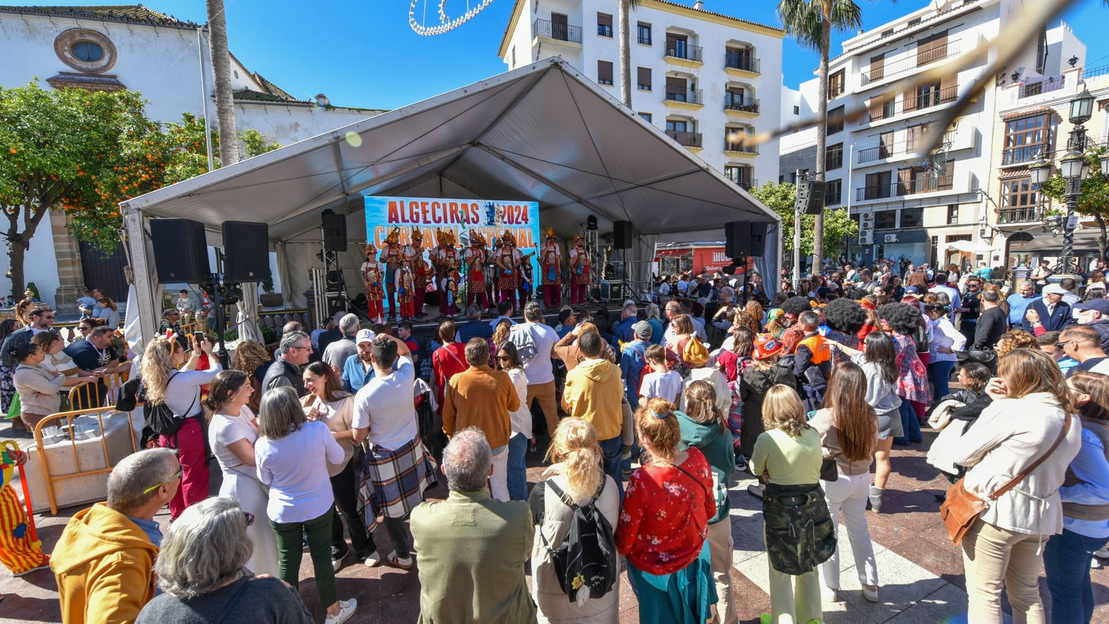 Fotos de la ada popular del Carnaval de Algeciras