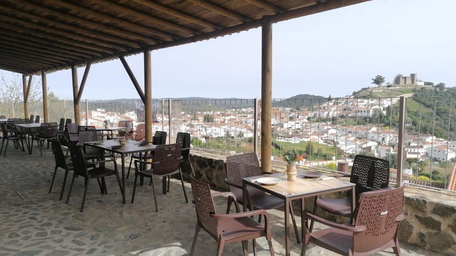 Terraza de Mirador Don José en Cortegana