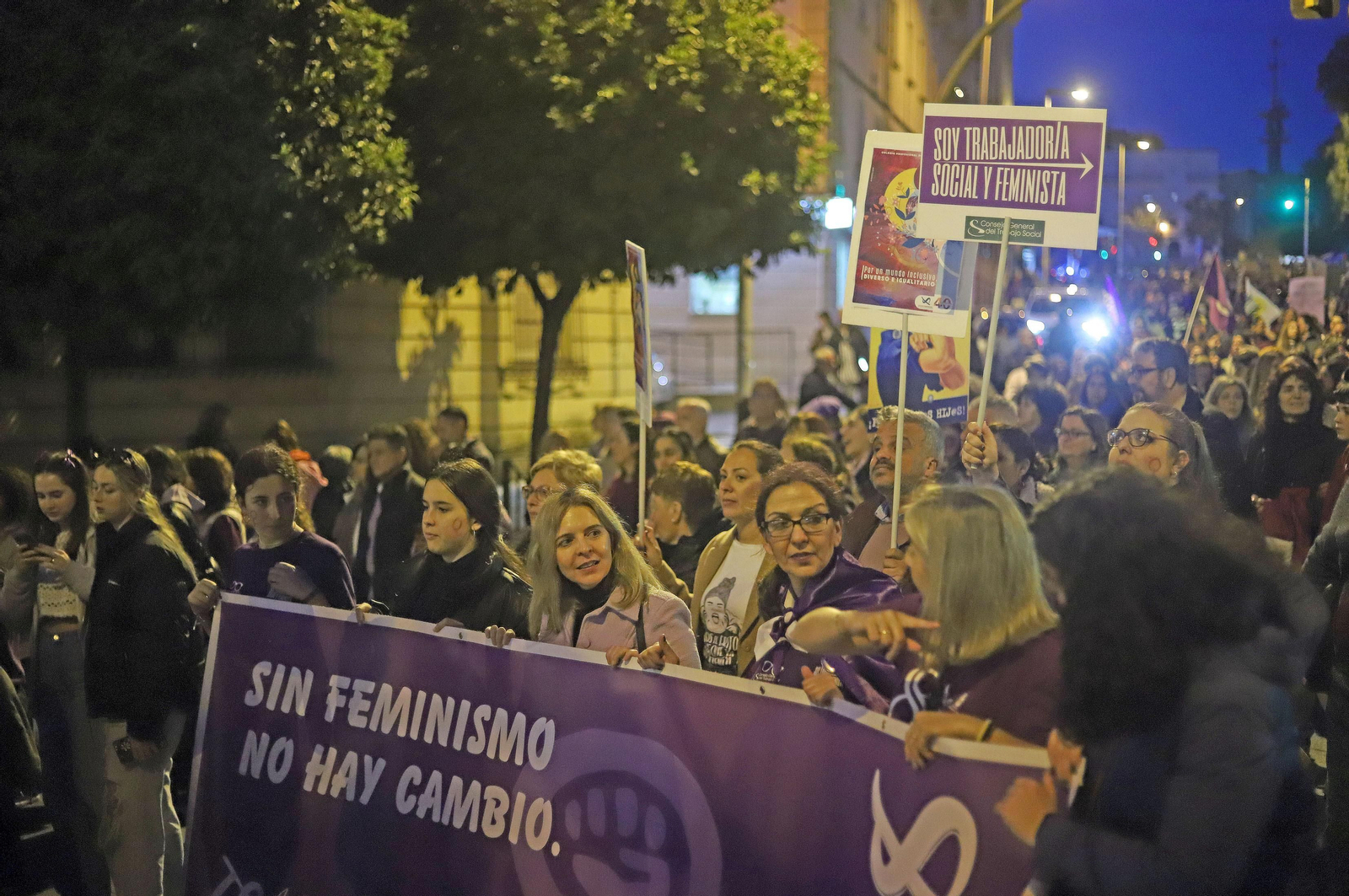 Imágenes de la manifestación del 8 de marzo, Día Internacional de la Mujer