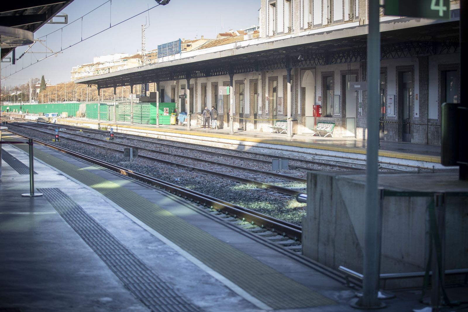 Imagen de archivo del interior de la estación de tren.