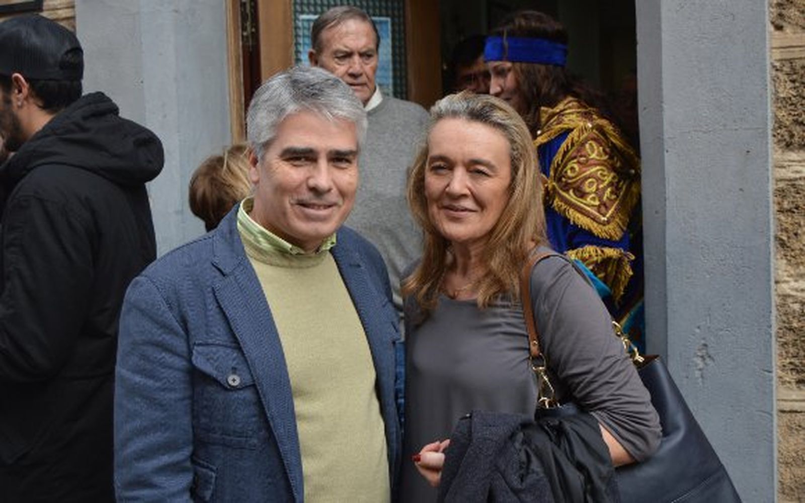 Vicente Sánchez y Paloma Bordons, en la Casa de Extremadura.

Foto: Ignacio Casas de Ciria