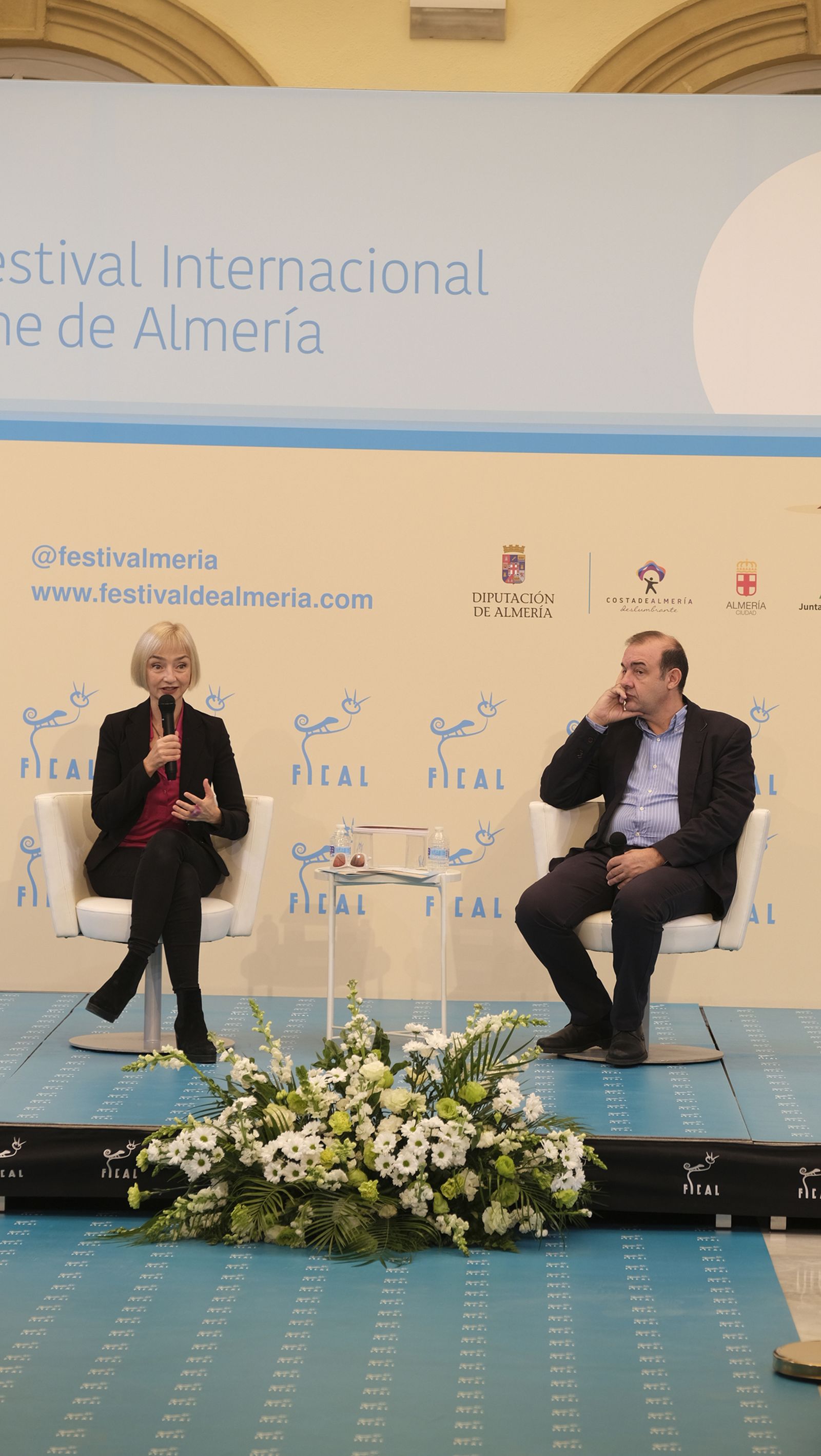 María de Medeiros, estrella del Paseo de la Fama. FICAL 2022