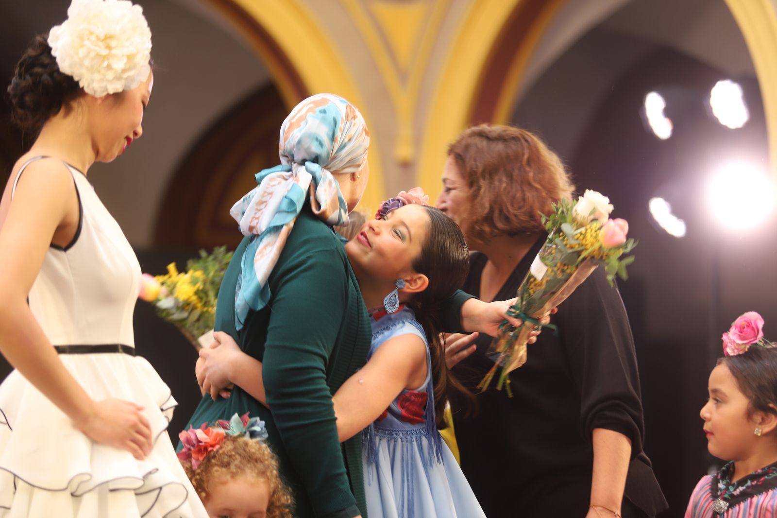 Imágenes del desfile de moda flamenca de los mas pequeños