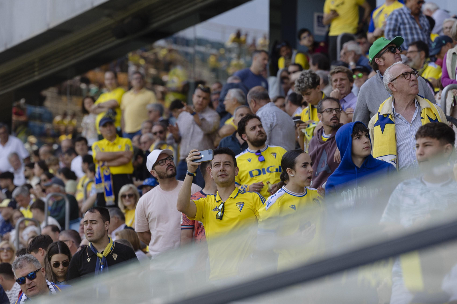 Las imágenes del partido entre el Cádiz C.F y el Getafe