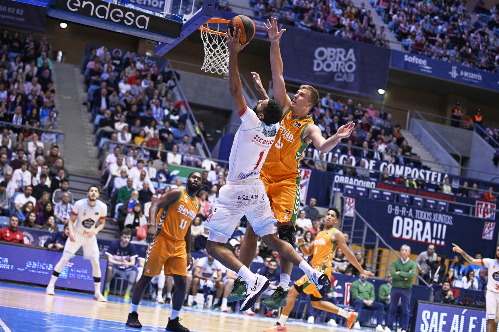 Las fotos del Obradoiro - Betis Baloncesto