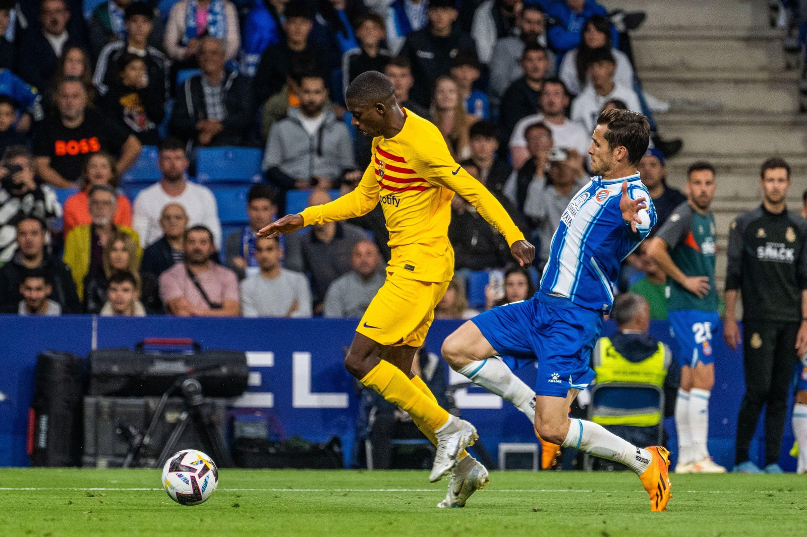 Las fotos de la celebración fallida del Barcelona ante el Espanyol