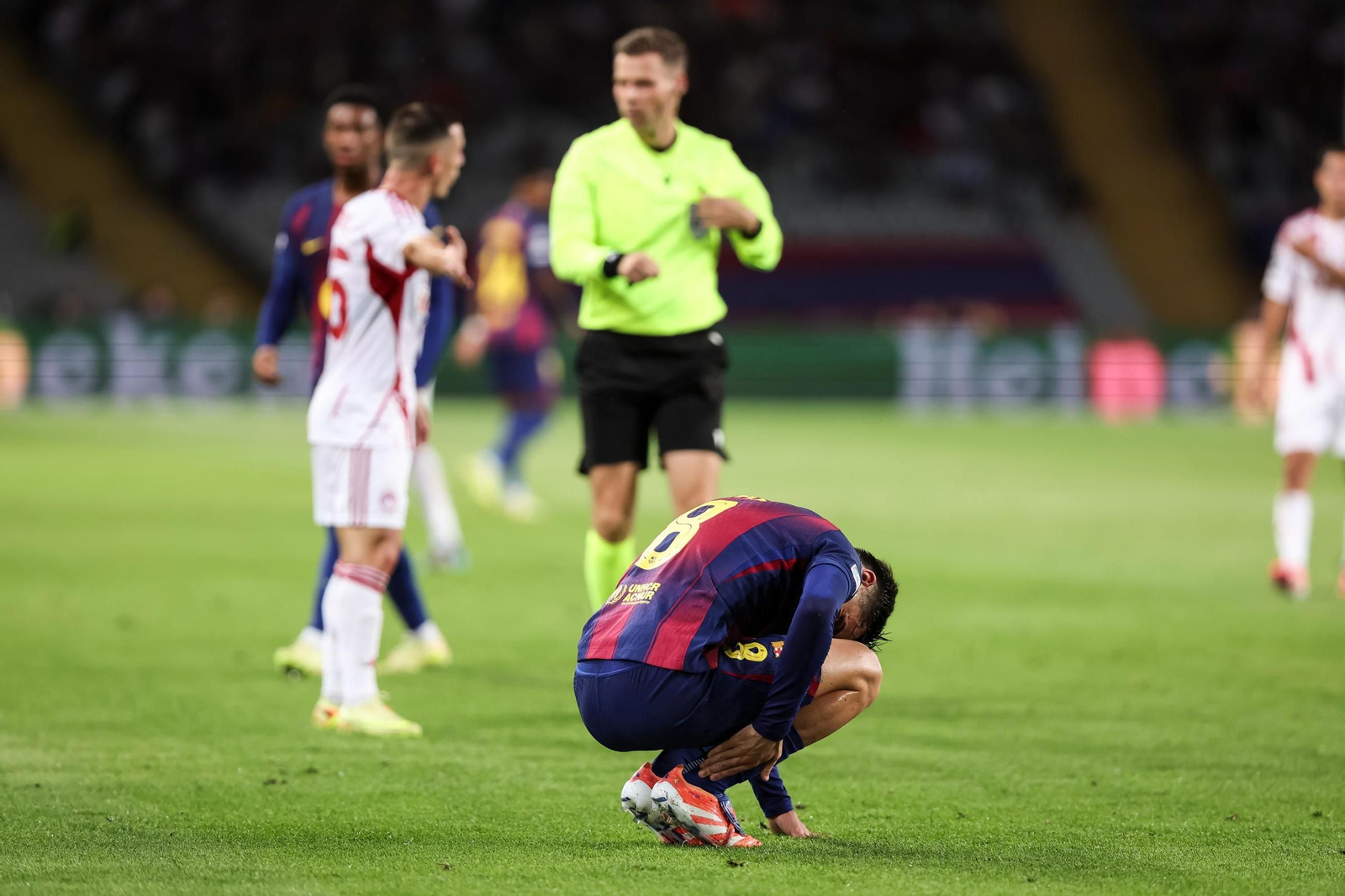 Las fotos del Barcelona-Olympiacos