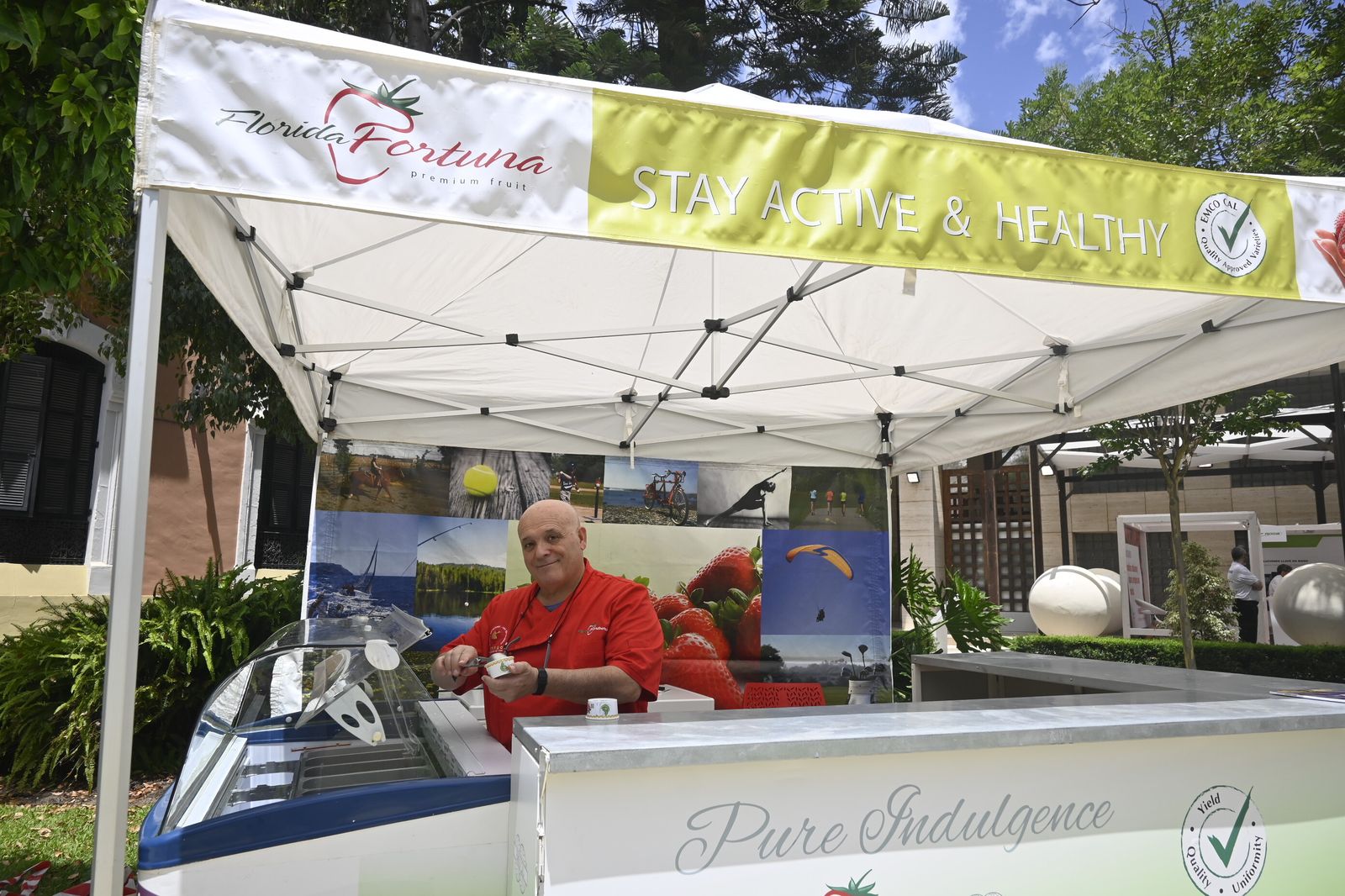 Los Stands participantes en el 8º Congreso Internacional de Frutos Rojos en Huelva