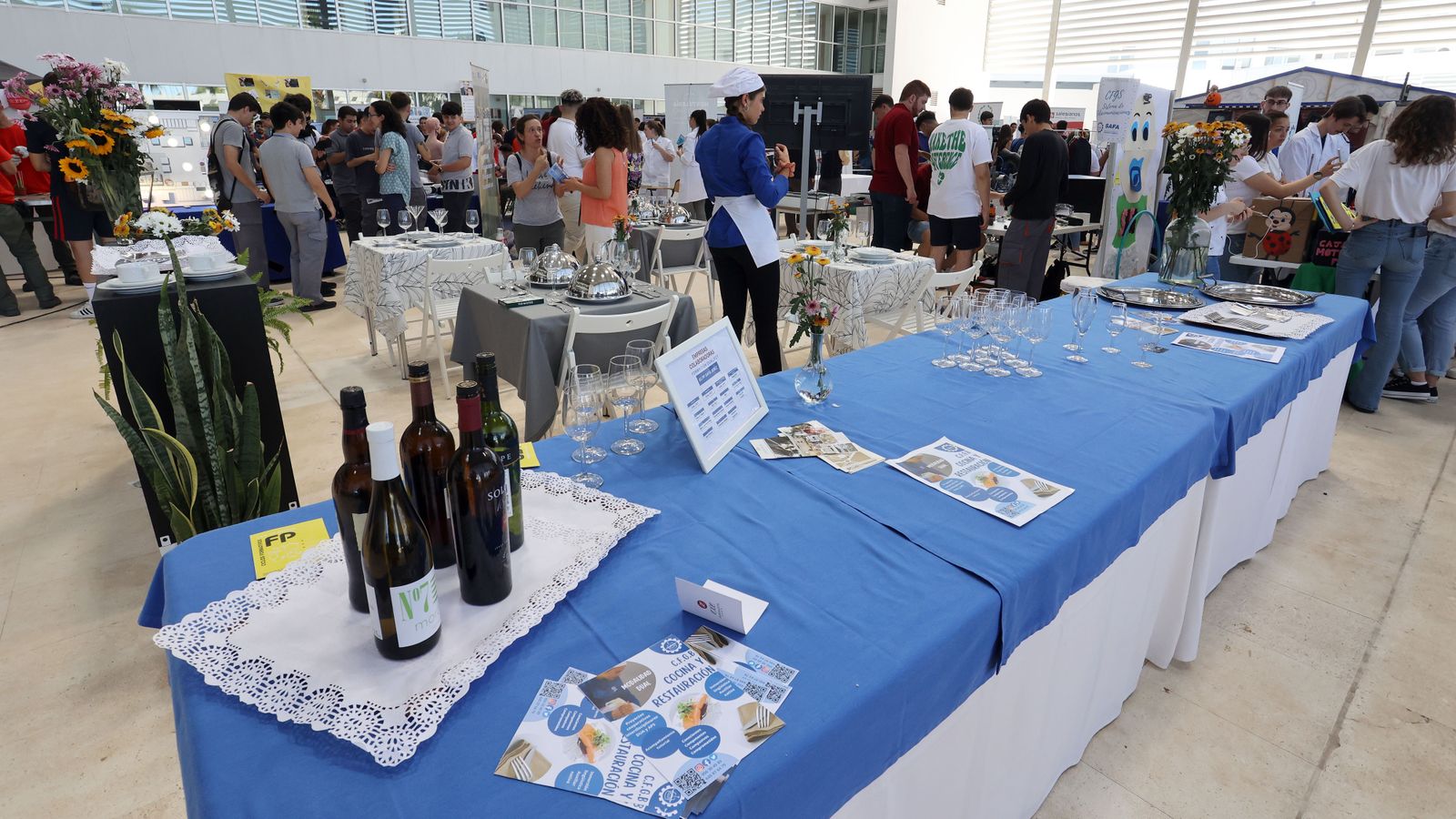 Expositores de la Feria.